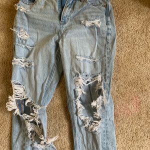 Ripped Mom Jeans From American Eagle